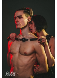 Черный кляп Love Addict на замочке - Lola Games - купить с доставкой в Абакане
