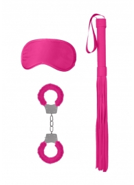 Розовый набор для бондажа Introductory Bondage Kit №1 - Shots Media BV - купить с доставкой в Абакане