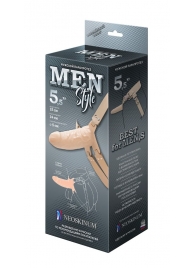 Телесный мужской парапротез MEN STYLE - 15 см. - LOVETOY (А-Полимер) - купить с доставкой в Абакане