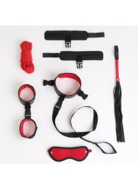 Черно-красный эротический набор из 7 предметов - Сима-Ленд - купить с доставкой #SOTBIT_REGIONS_UF_V_REGION_NAME#