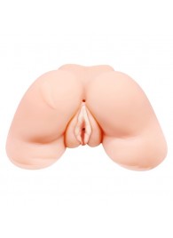 Телесная вибровагина Julie с 2 рабочими отверстиями - Baile - в Абакане купить с доставкой