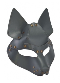 Серая маска Wolf с клепками - Sitabella - купить с доставкой в Абакане