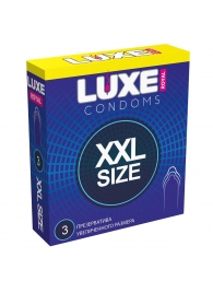 Презервативы увеличенного размера LUXE Royal XXL Size - 3 шт. - Luxe - купить с доставкой в Абакане