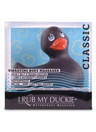 Черный вибратор-уточка I Rub My Duckie 2.0 - Big Teaze Toys - купить с доставкой в Абакане