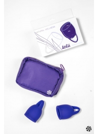 Набор из 2 синих менструальных чаш Iris - Lola Games - купить с доставкой в Абакане