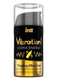 Жидкий интимный гель с эффектом вибрации Vibration! Vodka Energy - 15 мл. - INTT - купить с доставкой в Абакане
