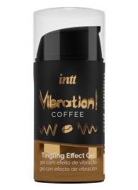 Жидкий интимный гель с эффектом вибрации Vibration! Coffee - 15 мл. - INTT - купить с доставкой в Абакане