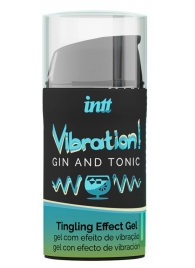 Жидкий интимный гель с эффектом вибрации Vibration! Gin   Tonic - 15 мл. - INTT - купить с доставкой в Абакане
