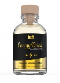 Массажный гель с согревающим эффектом Energy Drink - 30 мл. - INTT - купить с доставкой в Абакане