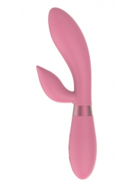 Розовый вибратор-кролик Indeep Malena - 21,5 см. - Indeep
