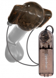 Дымчатый вибростимулятор головки пениса Dual Vibrating Head Teaser - Pipedream - в Абакане купить с доставкой