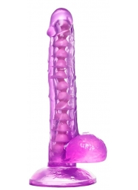 Фиолетовый реалистичный фаллоимитатор Celiam - 20,5 см. - A-toys