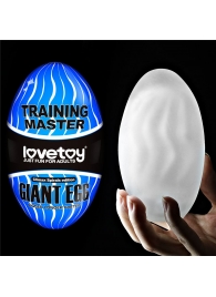 Мастурбатор-яйцо Giant Egg Climax Spirals Edition - Lovetoy - в Абакане купить с доставкой