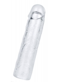 Прозрачная насадка-удлинитель Flawless Clear Penis Sleeve Add 2 - 19 см. - Lovetoy - в Абакане купить с доставкой