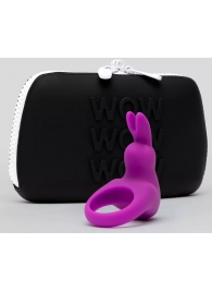 Фиолетовое эрекционное виброкольцо Happy Rabbit Cock Ring Kit - Happy Rabbit - в Абакане купить с доставкой