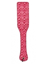 Розовый пэддл с геометрическим рисунком - 32 см. - Erokay - купить с доставкой в Абакане
