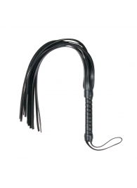 Черный флоггер Flogger Whip - 46 см. - Easy toys - купить с доставкой в Абакане