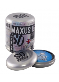 Экстремально тонкие презервативы MAXUS Extreme Thin - 15 шт. - Maxus - купить с доставкой в Абакане