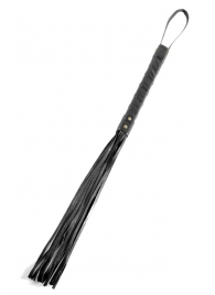 Черная плеть First Time Flogger - 63,5 см. - Pipedream - купить с доставкой в Абакане