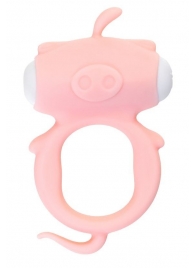 Розовое виброкольцо на пенис Kear - A-toys - в Абакане купить с доставкой