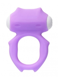 Фиолетовое виброкольцо на пенис Zort - A-toys - в Абакане купить с доставкой