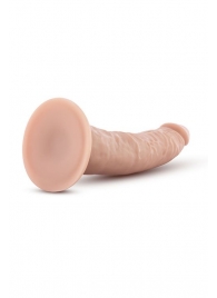 Телесный фаллоимитатор Dr. Skin 7 Inch Cock With Suction Cup - 19 см. - Blush Novelties