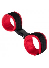 Красно-черные велюровые оковы Anonymo - ToyFa - купить с доставкой в Абакане
