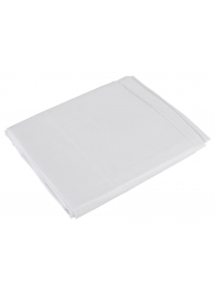 Белая виниловая простынь Vinyl Bed Sheet - Orion - купить с доставкой в Абакане