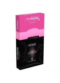 Презервативы с точками и рёбрышками DOMINO Classic Extase - 6 шт. - Domino - купить с доставкой в Абакане