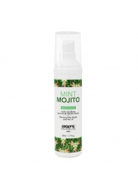 Разогревающее массажное масло с ароматом мохито Gourmet Mint Mojito - 50 мл. - Exsens - купить с доставкой в Абакане