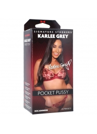Мастурбатор-вагина Karlee Grey ULTRASKYN Pocket Pussy - Doc Johnson - в Абакане купить с доставкой
