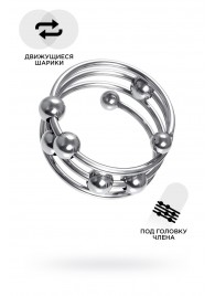 Большое металлическое кольцо под головку пениса - ToyFa - купить с доставкой в Абакане