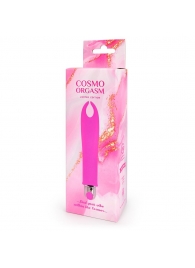 Розовый мини-вибратор для стимуляции эрогенных зон - 15,5 см. - Cosmo