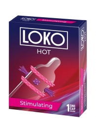 Стимулирующая насадка на пенис LOKO HOT с возбуждающим эффектом - Sitabella - в Абакане купить с доставкой