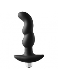 Черная вибропробка для простаты FantASStic Vibrating Prostate Plug - 14,5 см. - Dream Toys - в Абакане купить с доставкой