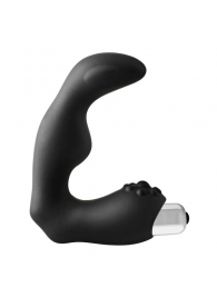 Черный вибромассажер простаты FantASStic Vibrating Prostate Massager - 11,3 см. - Dream Toys - в Абакане купить с доставкой