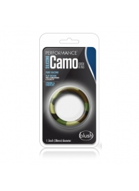 Эрекционное кольцо камуфляжной расцветки Silicone Camo Cock Ring - Blush Novelties - в Абакане купить с доставкой