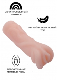 Реалистичный мастурбатор-вагина телесного цвета - Свободный ассортимент - в Абакане купить с доставкой