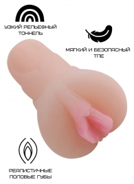Реалистичный мастурбатор-вагина из реалистичного материала - Свободный ассортимент - в Абакане купить с доставкой