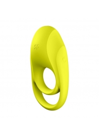 Желтое эрекционное кольцо Spectacular Duo - Satisfyer - в Абакане купить с доставкой