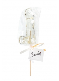 Прозрачный леденец в форме пениса со вкусом пина колада - Sosuчki - купить с доставкой в Абакане