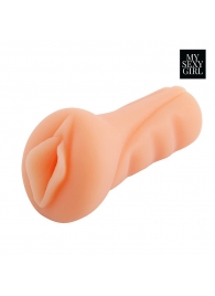 Реалистичный мастурбатор-вагина с рельефной внутренней поверхностью - Bior toys - в Абакане купить с доставкой