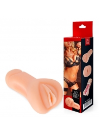 Телесный реалистичный мастурбатор в виде вагины - Bior toys - в Абакане купить с доставкой