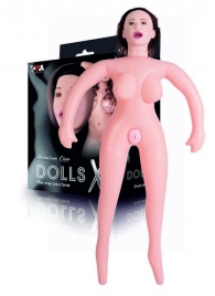 Надувная секс-кукла брюнетка с реалистичной головой - ToyFa - в Абакане купить с доставкой