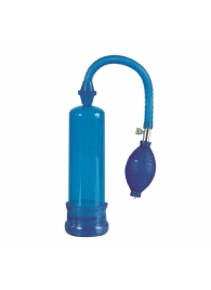 Синяя вакуумная помпа Head Coach Penis Pump - California Exotic Novelties - в Абакане купить с доставкой