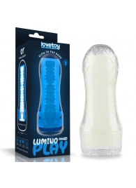 Светящийся в темноте мастурбатор Lumino Play Masturbator Ribbed - Lovetoy - в Абакане купить с доставкой