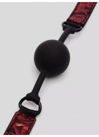 Кляп-шар на двусторонних ремешках Reversible Silicone Ball Gag - Fifty Shades of Grey - купить с доставкой в Абакане