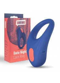 Синее эрекционное кольцо RRRING Date Night Cock Ring - FeelzToys - в Абакане купить с доставкой