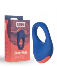 Синее эрекционное кольцо RRRING Dinner Date Cock Ring - FeelzToys - в Абакане купить с доставкой