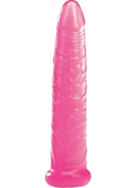 Розовый желейный фаллоимитатор - 16,5 см. - NMC